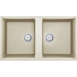 Zlewozmywak Elleci BEST 450 PODWIESZANY G62 BIANCO ANTICO GRANITEK LKB45062BSO